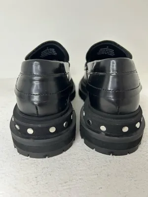 Free People Shoes Black Slip-On Velvet size 7 thumbnail 5