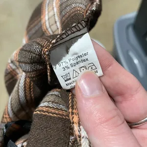 Shein fall plaid dress size 2 thumbnail 3