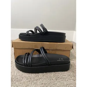New Mix No. 6 Alize Platform Sandals Black Women’s Size 7 thumbnail 2