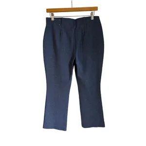 Talbots Montauk Pants Size 6 Blue Pull On Ankle Stretch Career Work thumbnail 2
