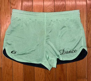 Lime Green Mesh “Dance” Shorts thumbnail 1