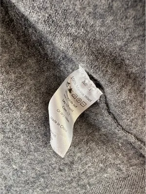 Quince 100% Merino Wool Open Front Cardigan Sweater Pockets Gray Women’s Medium thumbnail 7