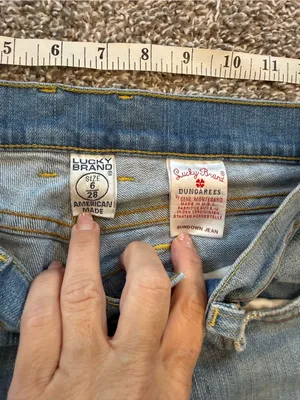 Lucky Brand Sundown Bootcut Denim Jeans Women 6/28 Blue Light Wash Casual Y2K thumbnail 11