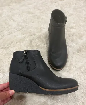 Dr. Scholl's Bianca Wedge Bootie in black woman’s size 7 thumbnail 1