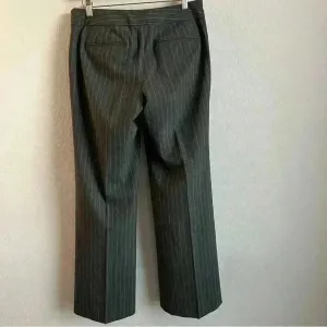 Banana Republic Women’s Gray Wool Lined‎ Stretch Pinstripe Dress Trouser Pants 6 thumbnail 7