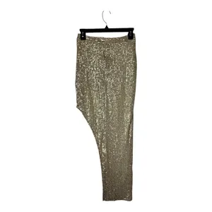 Club L London Skirt Women 4 Light Gold‎ Sequins Doing it For the Glam Maxi NWT thumbnail 3