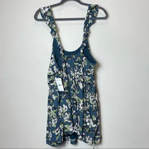 NWT Free People‎ Floral Slip Pleated Mini Dress Size Small thumbnail 7