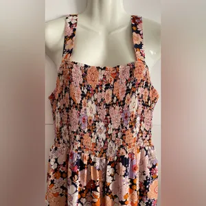 DOKOTOO Floral Print Sleeveless Jumpsuit thumbnail 6