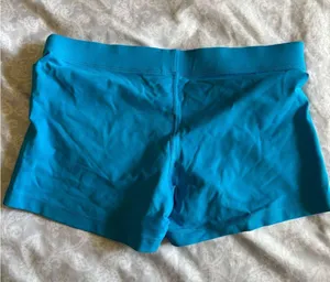 Asics Blue Athletic Shorts Moisture-Wicking Performance thumbnail 2
