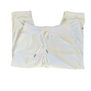Lululemon Dance Studio Crop Pants Womens Size 4 White Pull On thumbnail 4