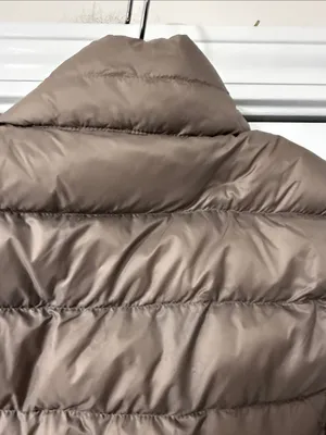 Heatkeep Women's Light Brown Taupe Insulated Puffer Vest Zip Front Small thumbnail 6
