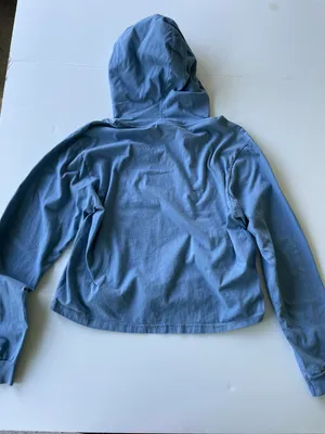 Stüssy Holographic Logo Hoodie Light Blue Size Large thumbnail 6