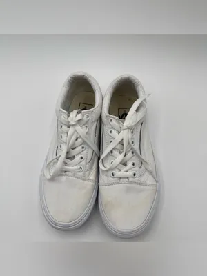 VANS Old Skool Platform White Shoes Women’s Size 7 Unisex Skate Sneakers Casual thumbnail 6