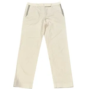 Brunello Cucinelli Womens Tan Embellished Pockets Chinos Size 4 thumbnail 2