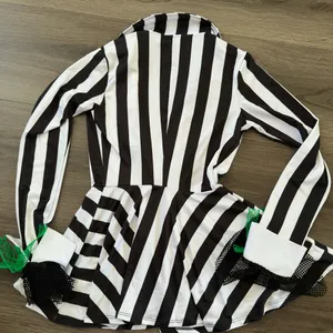Forplay Beetlejuice Cosplay Costume Top Women's S/M Striped Sexy brand new thumbnail 2