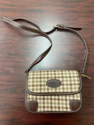 Cahres & Heka Fashion Gingham Patten Crossbody Purse thumbnail 1