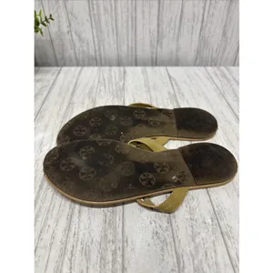Womens Size 8 Tory Burch Miller Sandals Tan thumbnail 8