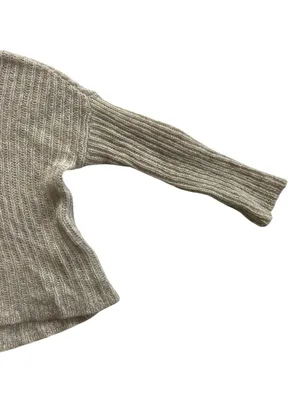 Eileen Fisher Mohair Knit Wide Mock Turtleneck Oversized Sweater Sz S Lagenlook thumbnail 5