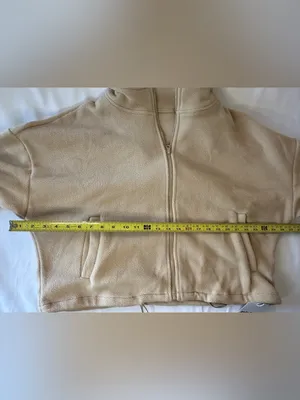 Cozy Cream Fleece Zip thumbnail 3