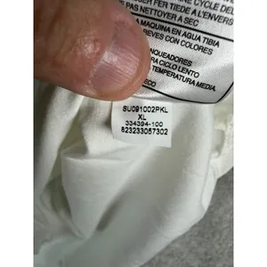 Nike Women's XL Tank Top NWT White Black Trim Pocket Swoosh Retro Y2K New* Read thumbnail 8