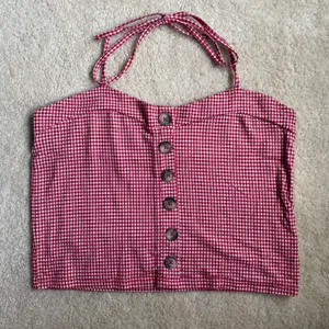 American Eagle Outfitters Checkered Crop Top thumbnail 1