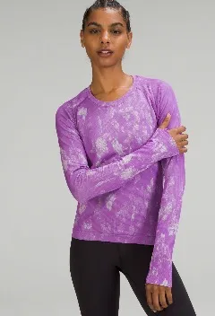 Lululemon Purple Long Sleeve Swiftly Tech thumbnail 1