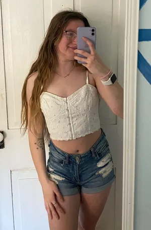 Abercrombie & fitch white tank top thumbnail 1