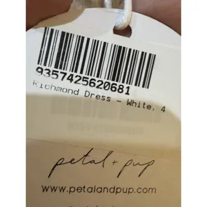 Petal And Pup Richmond Dress Strapless White Smocked Size 4 thumbnail 9