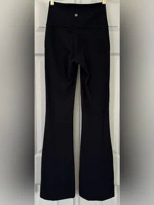 Lululemon Groove Super-High-Rise Flared Pant Nulu black size 4 thumbnail 4