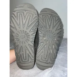 UGG Mini Bailey Button Gray Short ankle Boots 9 thumbnail 7