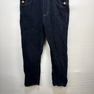 We the Free People Ziggy Denim Straight Leg Overall Size S Dark Wash Pure Cotton thumbnail 4