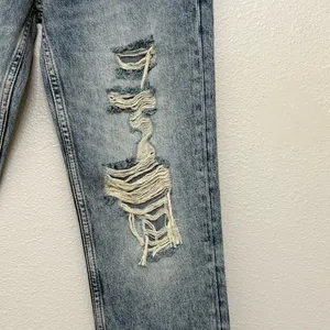 NWT 7 For All Mankind Julia Jeans Sz 23 Distressed Tapered Boyfriend 90s Vintage thumbnail 12