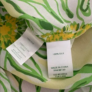 New Lilly Pulitzer Elsa Top Long Sleeve Top Limoncello Sunbelievable Women's XS thumbnail 7