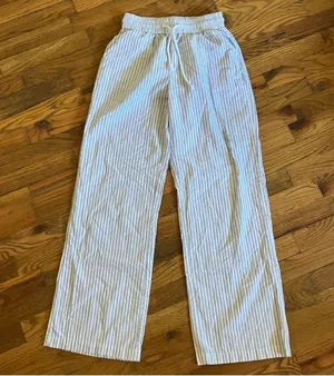 PacSun Pinstripe Pull-On Cargo Slouchy Fit Pants Size: XS thumbnail 2