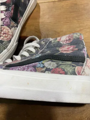 Vans Sk8-Hi Women’s Floral High Top Sneakers Black Multi Size 6 thumbnail 13