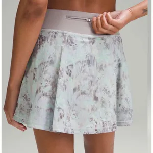 Lululemon Speed‎ Up Short Skirt Tie Dye Print Athletic Skirt Women's Size 4 thumbnail 1