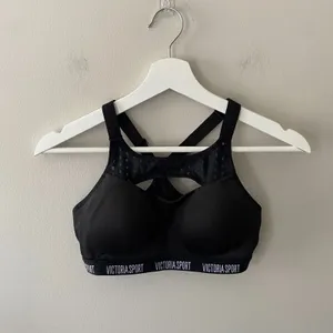Victoria's Secret Sport Bra Women's Size S Black Sportwear Athleisure thumbnail 3
