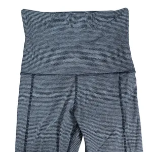 Calvin Klein Performance Athletic Fold Over Leggings Striped‎ Stretch Women's S thumbnail 7