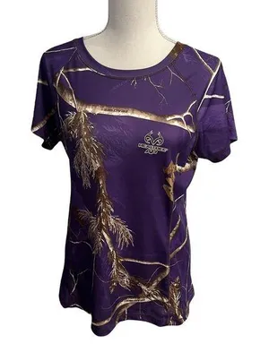 Realtree Purple Camo Activewear Top thumbnail 1