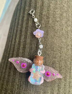 Fairy Shaker Keychain Pink thumbnail 1