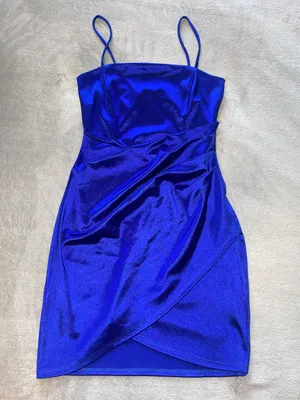 Wrapped In Satin Dress thumbnail 4