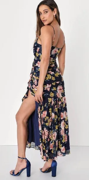 Floral Midi Dress thumbnail 1