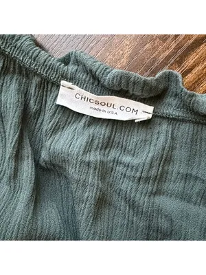 Chic Soul Maxi Prairie Long Sleeve Dress thumbnail 4