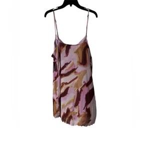 BP Lace Cami Mesh Minidress -‎ Pink/Multi - Size 1X thumbnail 3