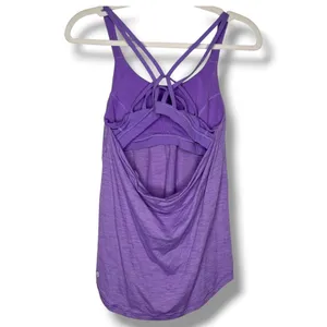 Lululemon Purple Racerback Athletic Tank Top Shirt Size 4 thumbnail 5