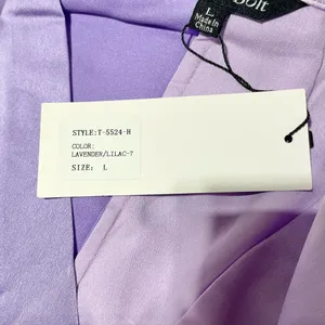 New Strut & Bolt Two Tone Satin Faux Wrap Long Sleeve Bodysuit Purple Size Large thumbnail 18