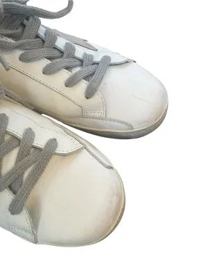 Golden Goose Women's Super-Star with suede star and blue heel tab 40 thumbnail 6
