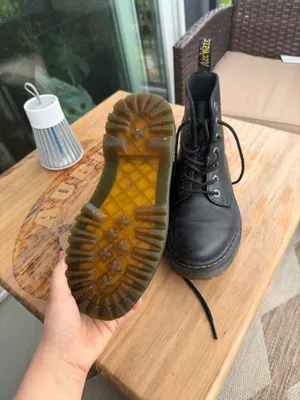 Dr. Martens 1460 Black Leather Combat Boots - US 6 thumbnail 5