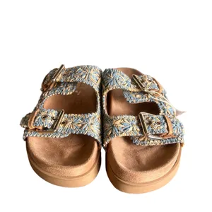 Mila Paoli NEW Women's Woven 2 Strap Buckle Sandal Size 8 #B1947 thumbnail 3