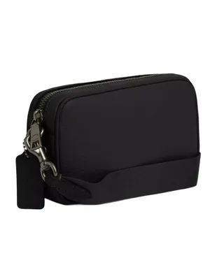 Coach Jayden Crossbody Bag NWT Black Pebbled Leather/Gunmetal thumbnail 3